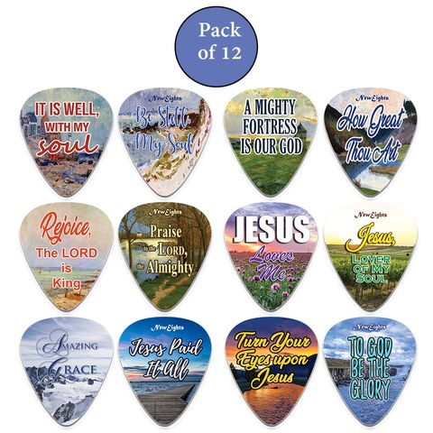 NEGP3001_MAIN_12P_Jesus Loves Me Guitar Picks