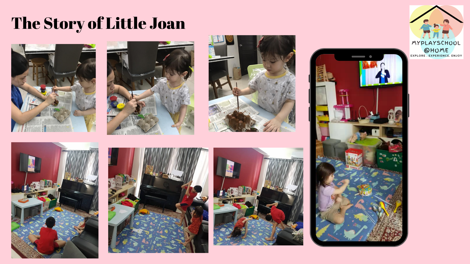 The story of little Joan with MyPlaySchoolatHome