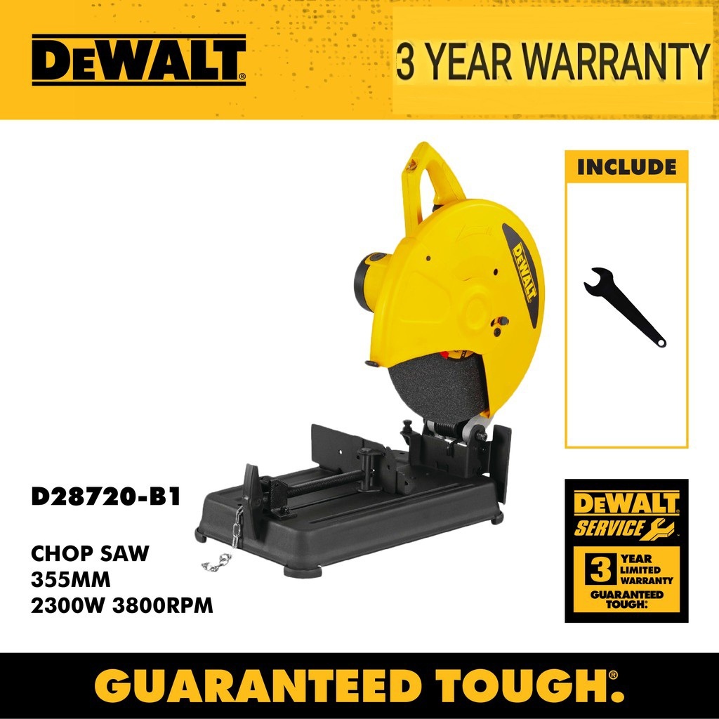 DEWALT D28730-B1 Chop Saw (355mm/2300W/3800rpm)(Replace D28720) – TSRC STORE