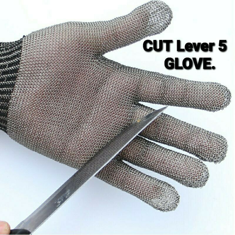 Stainless Steel Anti Cut Proof (lever 5) Stab Resistant Safety Glove – TSRC  STORE
