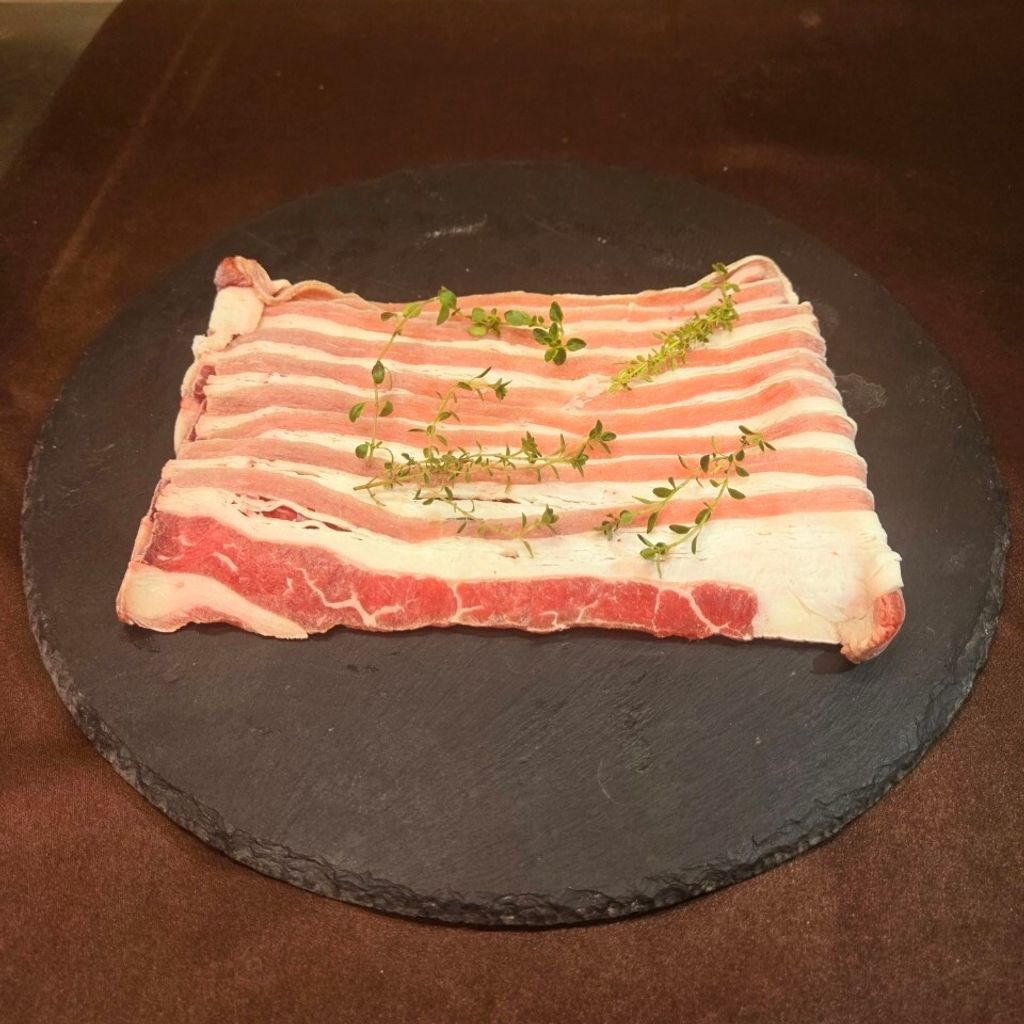 美國安格斯牛五花肉片形象照