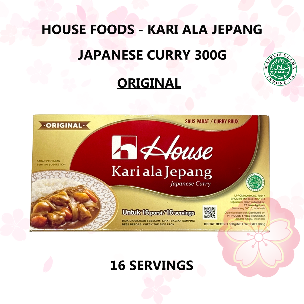 HOUSE FOODS - KARI ALA JEPANG JAPANESE CURRY ORIGINAL 300G