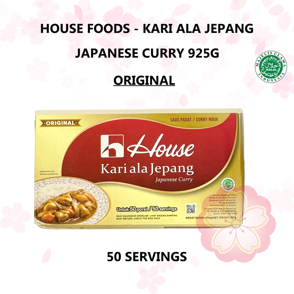 HOUSE FOODS - KARI ALA JEPANG JAPANESE CURRY ORIGINAL 935G
