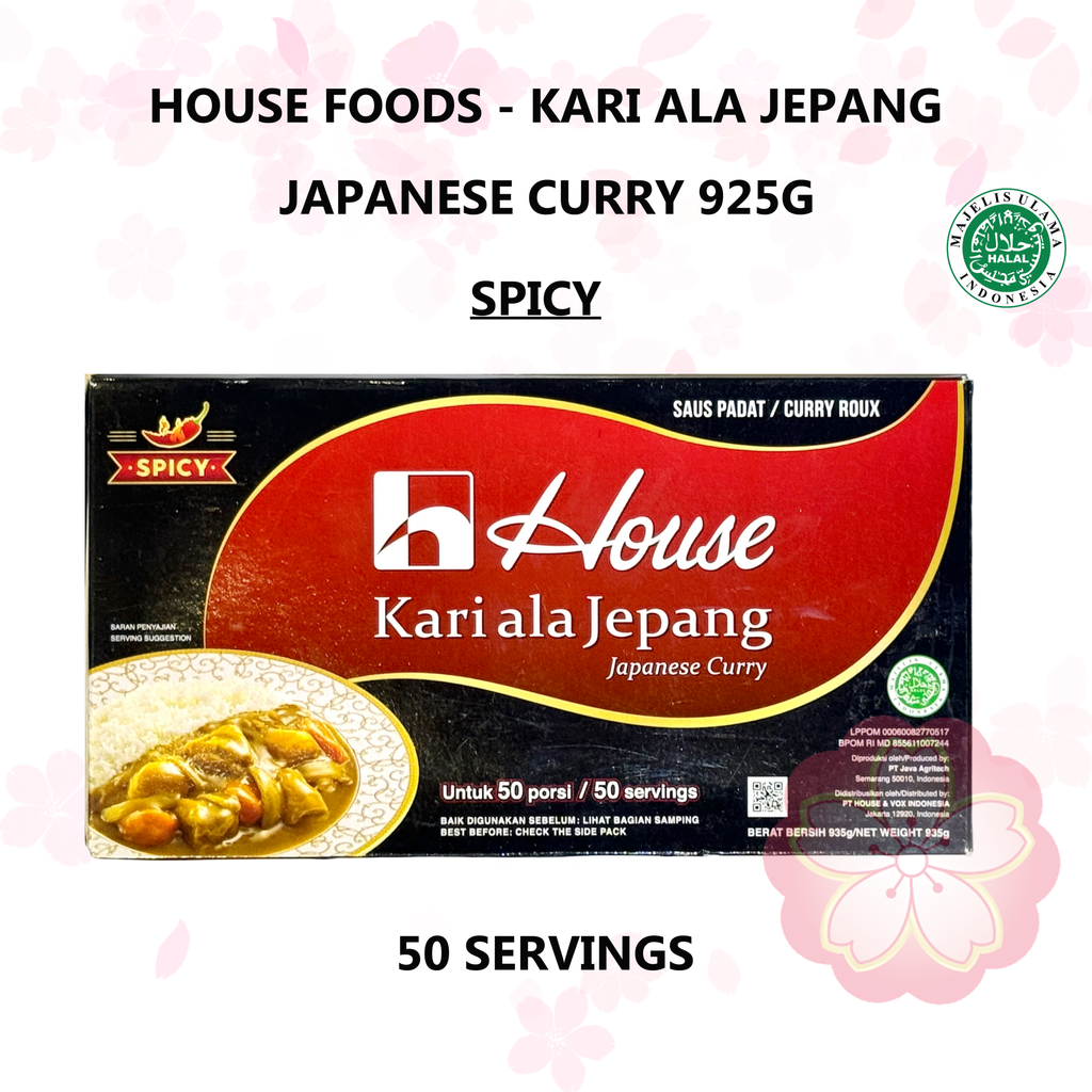 HOUSE FOODS - KARI ALA JEPANG JAPANESE CURRY SPICY 935G
