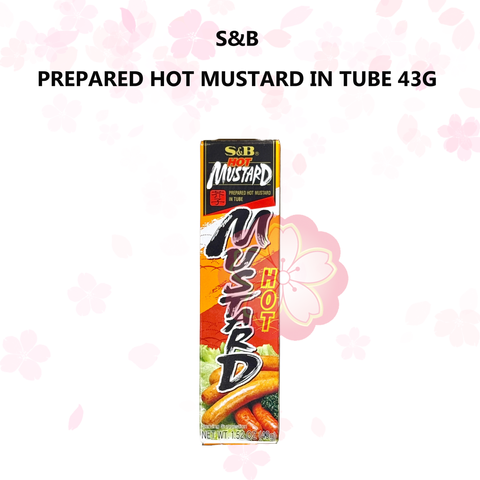S&B PREPARED HOT MUSTARD IN TUBE 43G