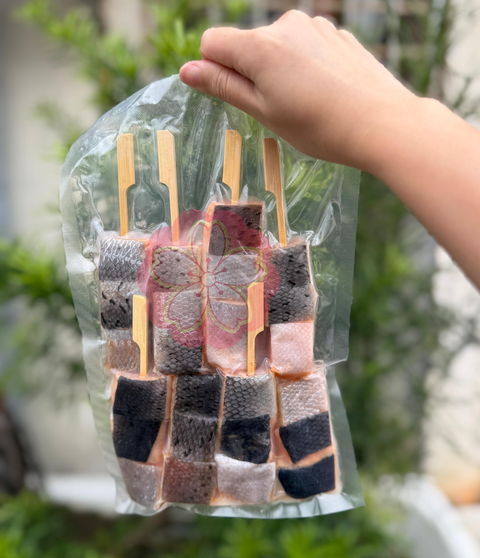 NORWAY FJORD TROUT FROZEN SALMON SKEWER 挪威虹鳟速冻三文鱼串 10 STICKS
