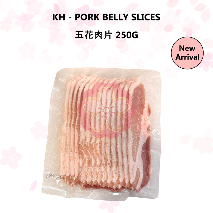 KH - PORK BELLY SLICES  五花肉片 250G_NA