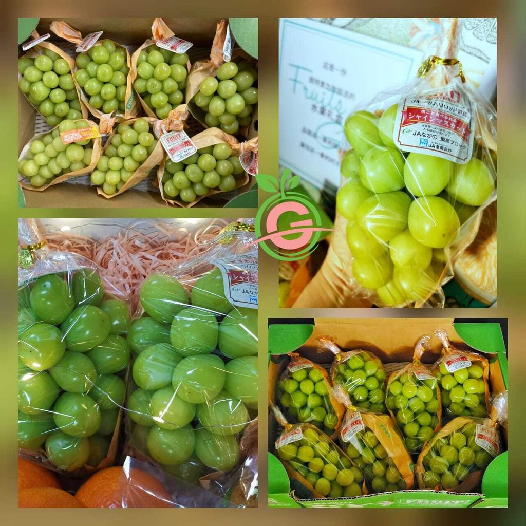 Japan Premium Nagano Shine Muscat Grapes (approx. 4-5KG) (Call for Price)