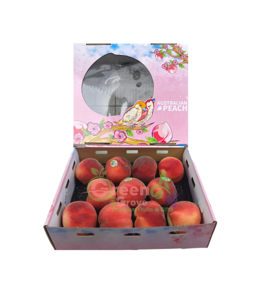 (Pre-Order) LNY238 Australia Premium Fresh White Peaches 澳大利亚水蜜桃 (approx 1.5 - 2KG)