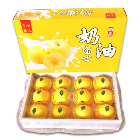 Yantai Premium Winter Love Golden Cream Fuji Apples 純情プレミアム冬恋りんご黄金奶油富士苹果