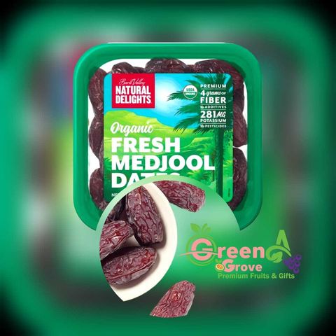 USA Premium USDA Organic Fresh Medjool Dates (Natural Delights®)