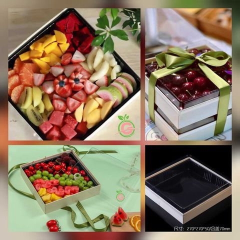Selected Eco-Friendly High-Grade Poplar Logs Wooden Gift Box! 优质白杨原木礼盒 (270*270*70mm) [1]