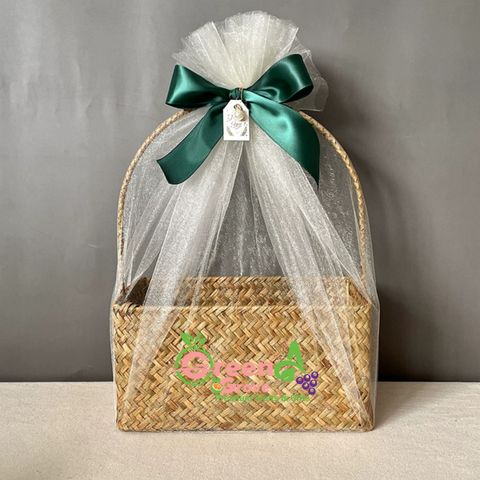 [1] Handmade Wicker Rattan:Bamboo Craft Gift Basket [2]