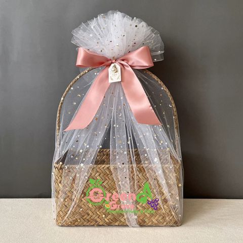 [2] Handmade Wicker Rattan:Bamboo Craft Gift Basket [1]