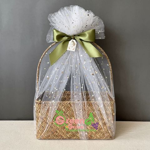 [2] Handmade Wicker Rattan:Bamboo Craft Gift Basket [2]