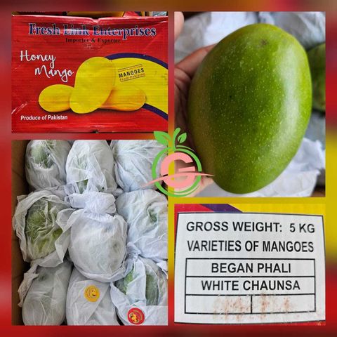 Pakistan Premium Honey Mangoes (Banaganapalli:Honey Chaunsa) (Size L-XL)