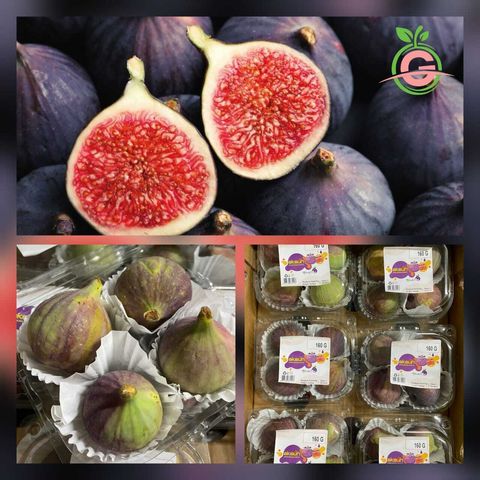 Turkey Premium Fresh Bursa Black Figs (approx. 160gms per box)