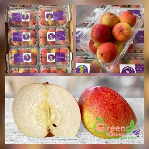 Premium Cherry Pears:Apple Pears 特级车厘子型梨子 (Size L)