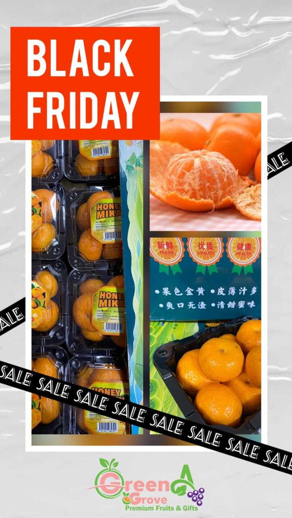 Premium Honey Mikan Mandarins いっきゅうひん蜜柑 (Size M)