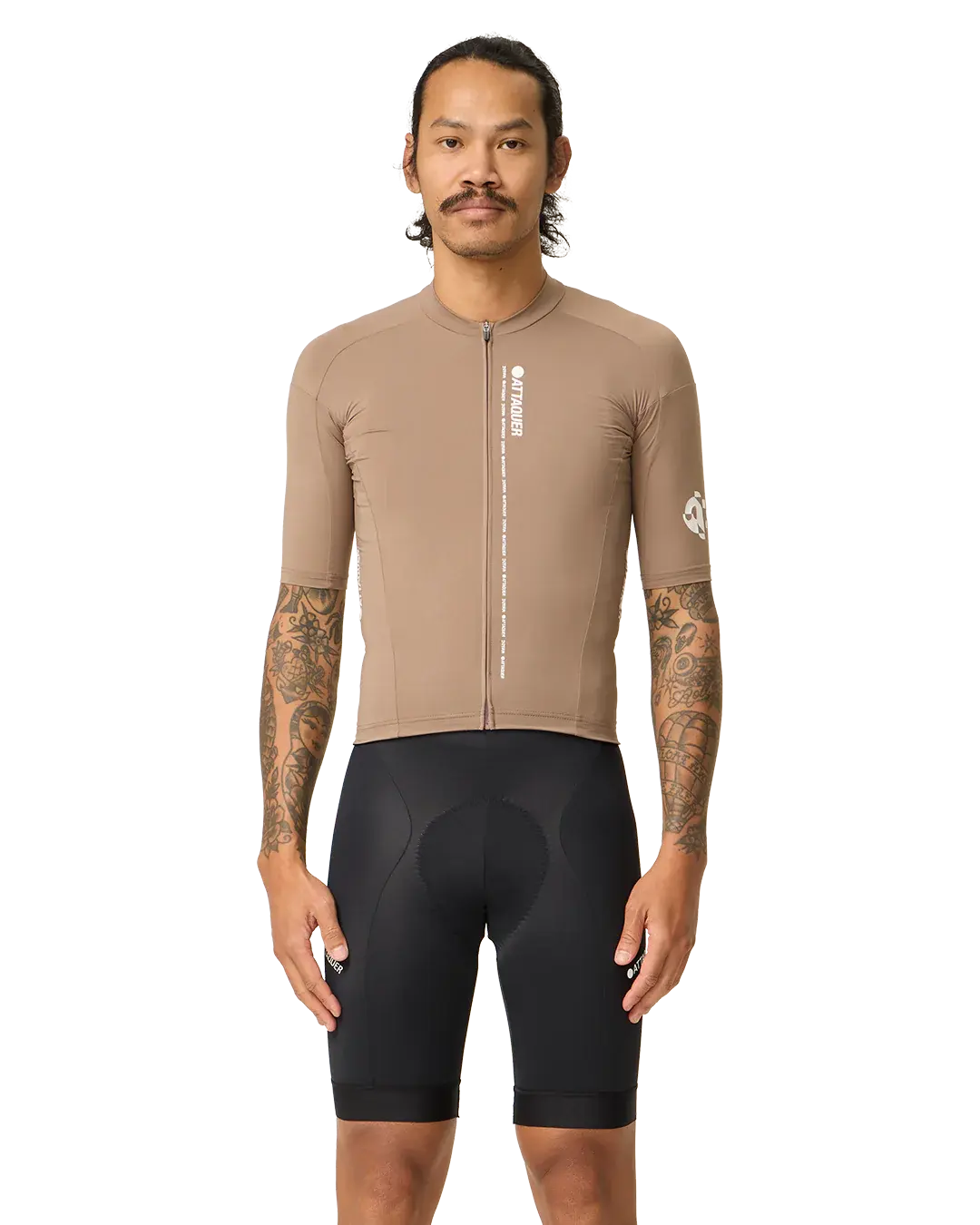 Attaquer_Mens_Intra_SS_Jersey_ATQINTRA25JTAUP_Taupe_Front
