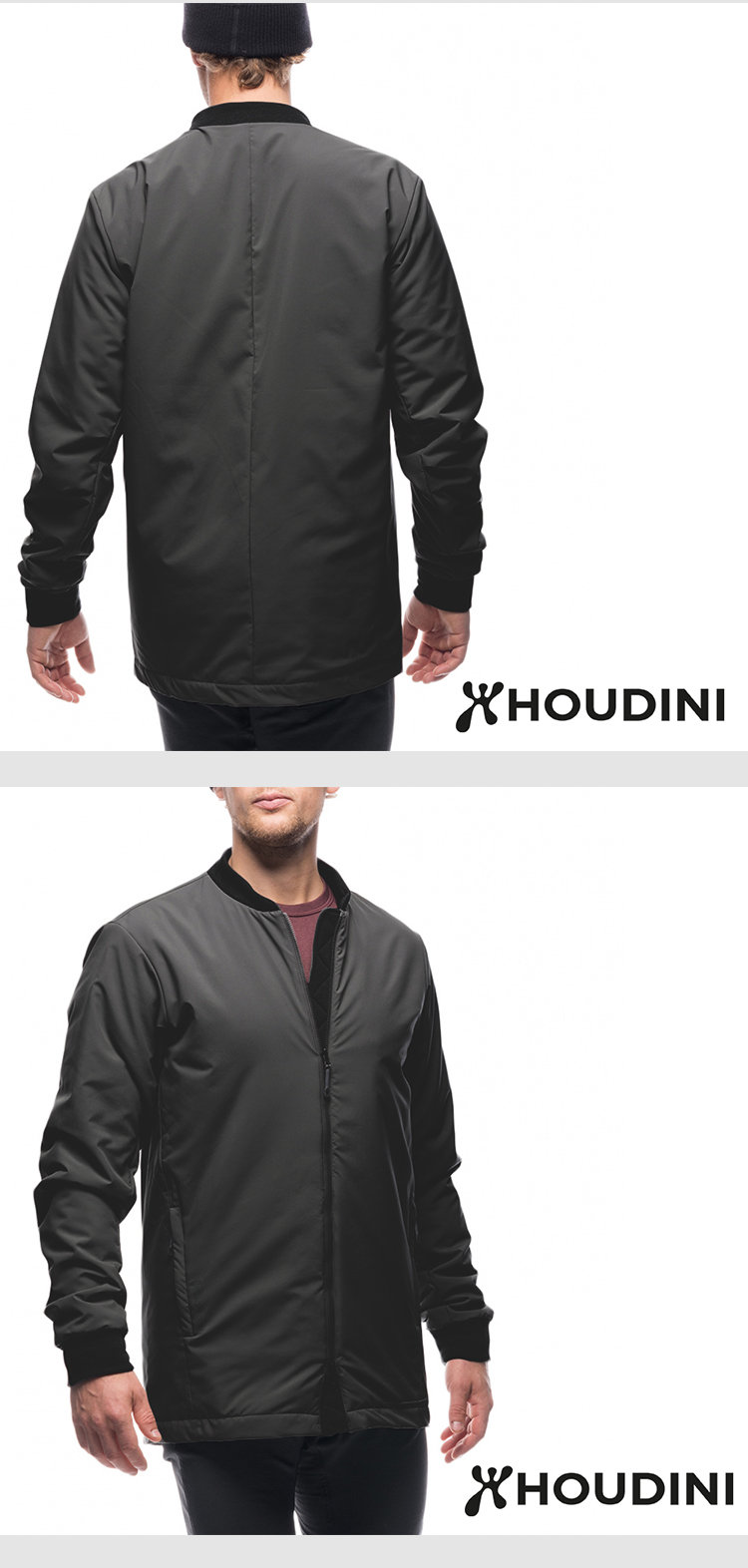 瑞典【Houdini】Pitch Jacket 長版MA-1版型鋪科技棉夾克-2