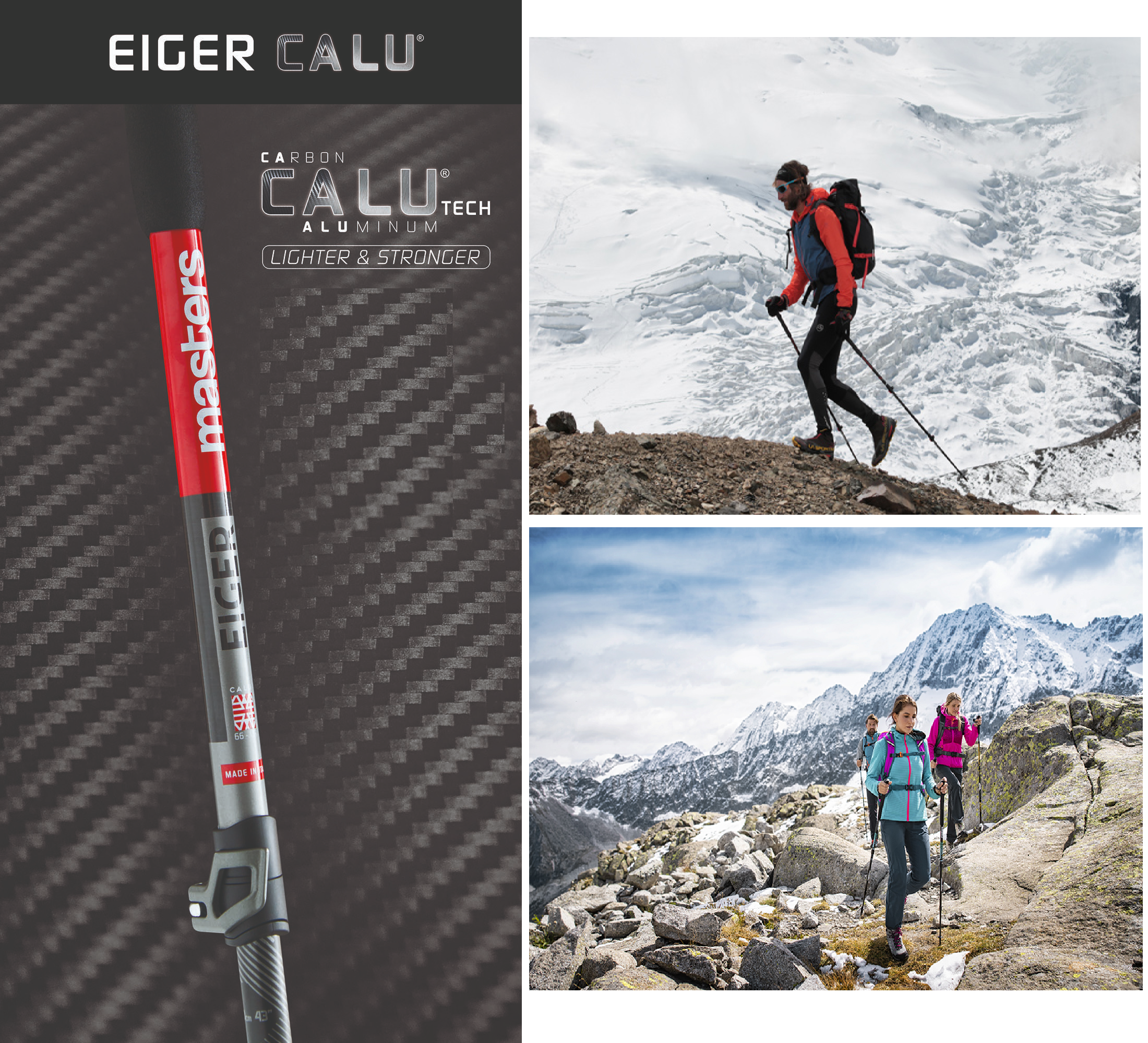 義大利【MASTERS】Eiger Calu艾格卡魯登山杖