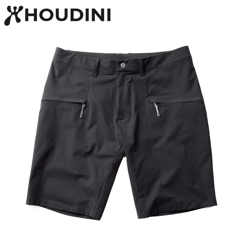 瑞典【Houdini】M's Daybreak Shorts 男款耐磨短褲 純黑.jpg