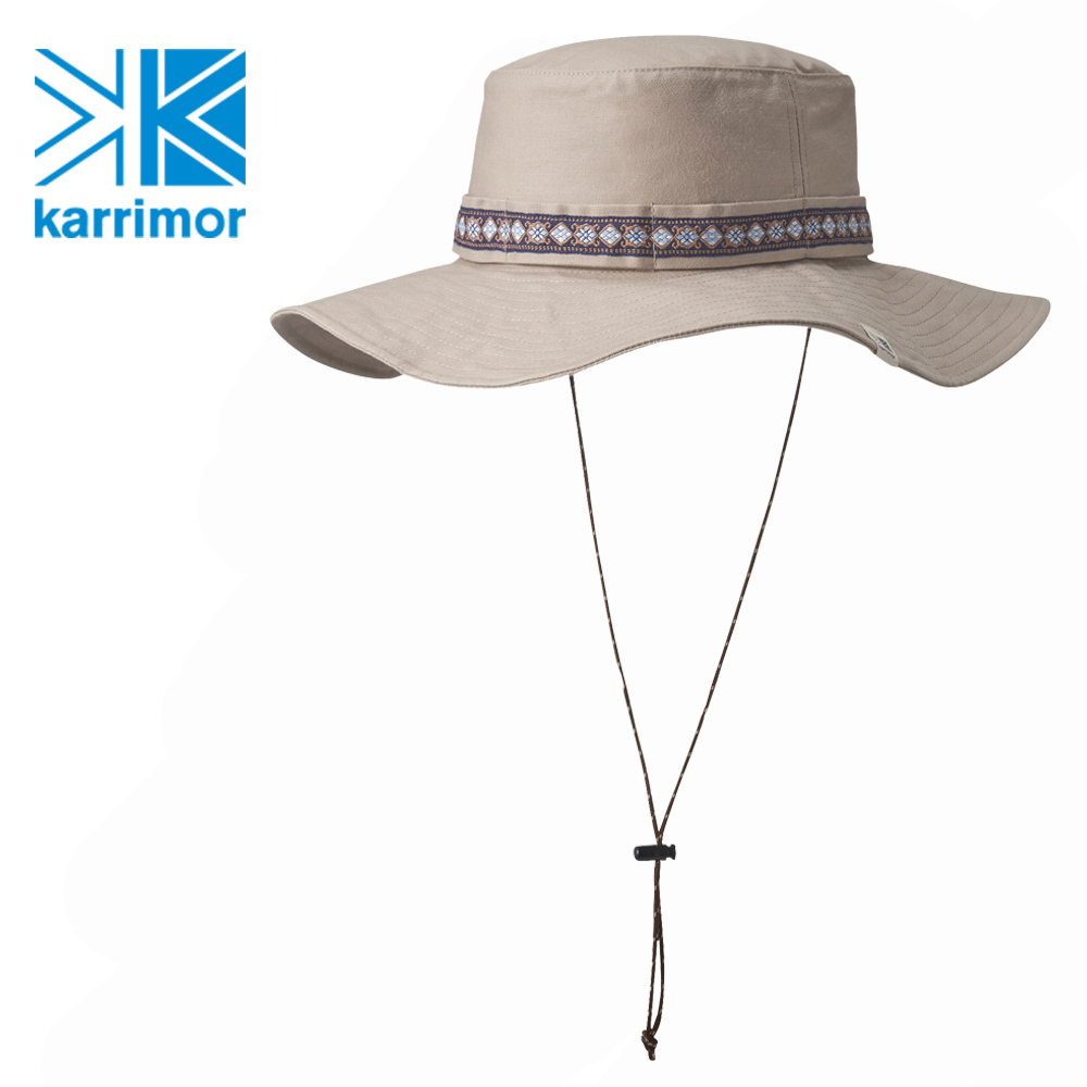 日系[ Karrimor ] Safari Hat 抗ＵＶ圓盤帽遮陽帽 米黃.jpg