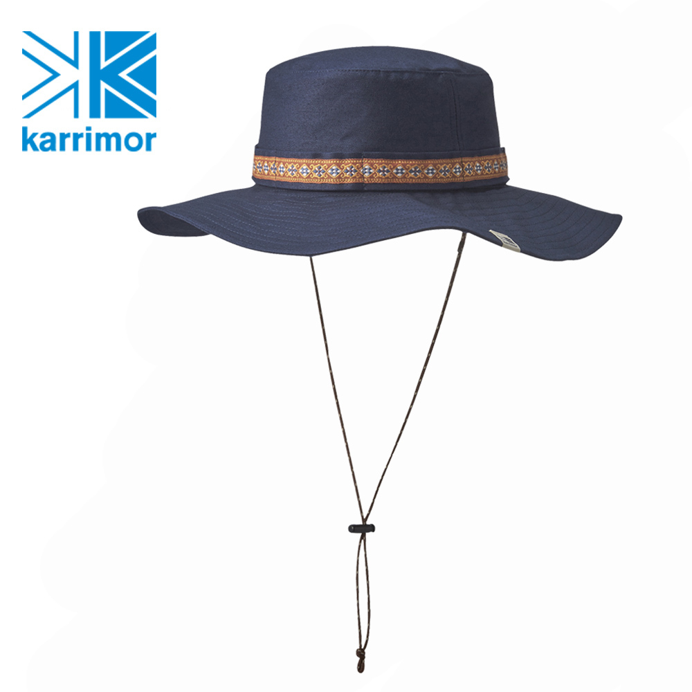 日系[ Karrimor ] Safari Hat 抗ＵＶ圓盤帽遮陽帽 航海藍.jpg