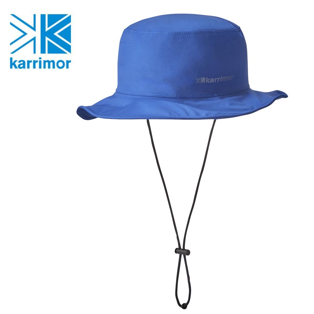 日系[ Karrimor ] pocketable rain hat 防水圓盤帽 藍.jfif