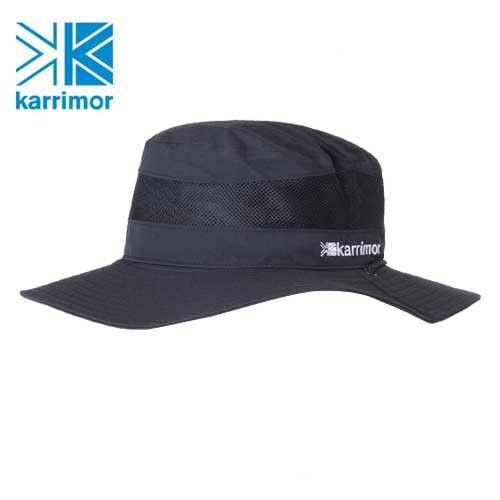 日系[ Karrimor ] cord mesh hat ST 透氣圓盤帽 黑.jpg