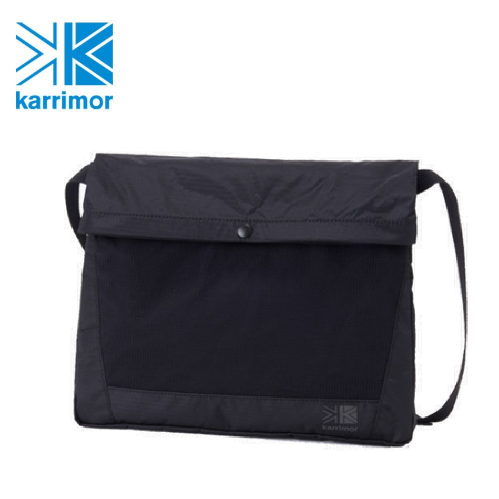 日系【Karrimor】TC sacoche Ｌ 多功能輕旅收納袋 黑.png