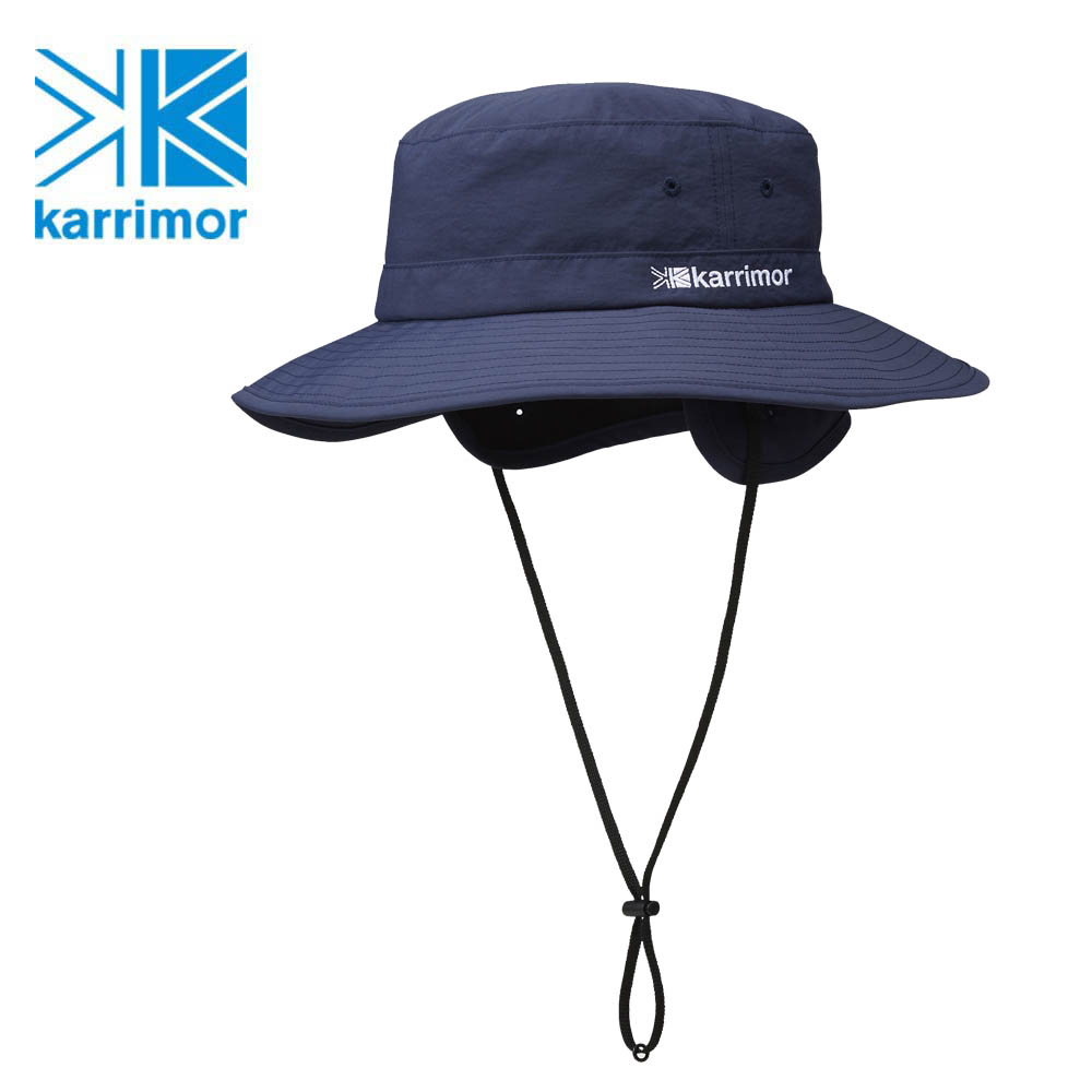 日系[ Karrimor ] lined ear cover 保暖刷毛摺耳圓盤帽 海軍藍.png