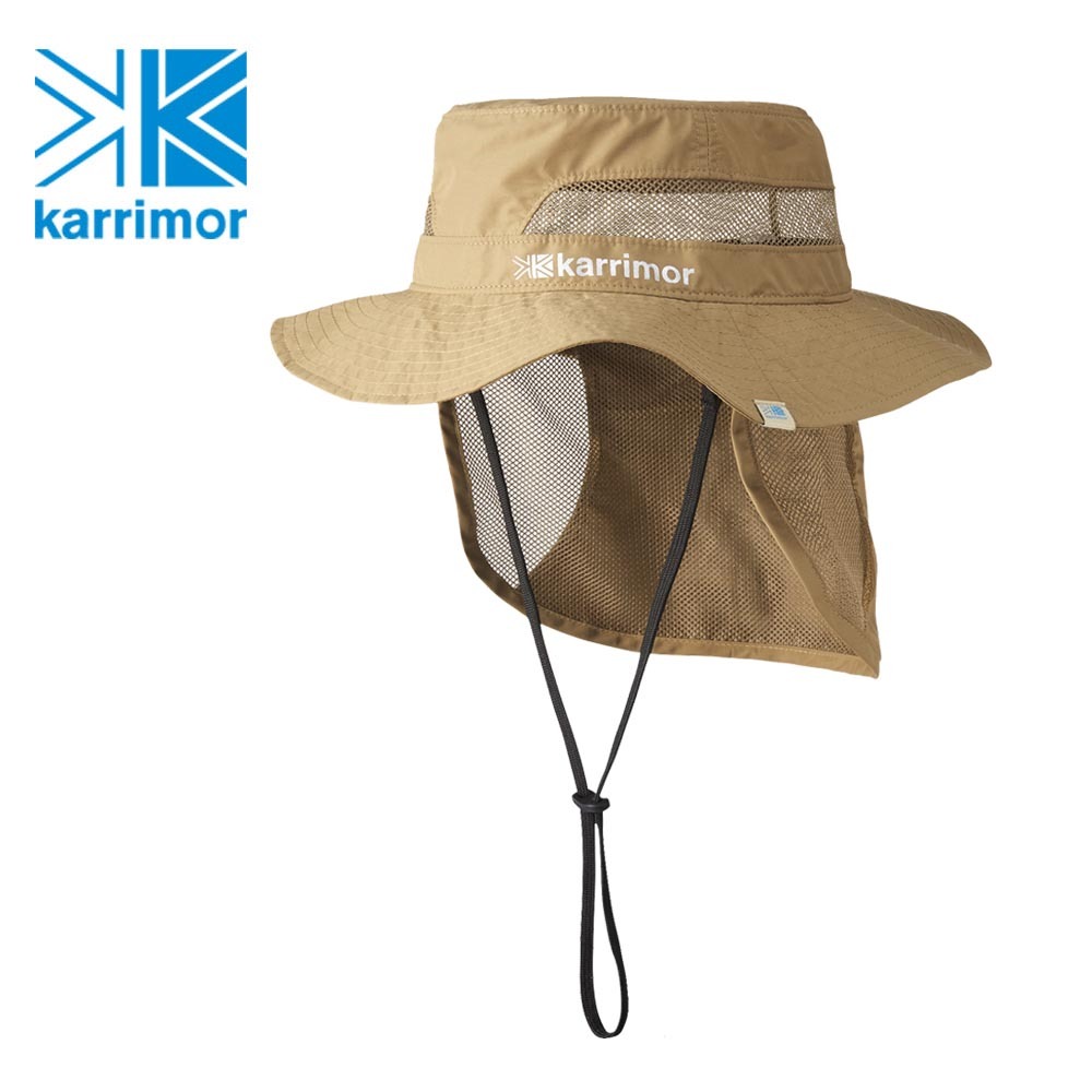 日系[ Karrimor ] sudare hat 透氣圓盤遮陽帽 米黃.jfif