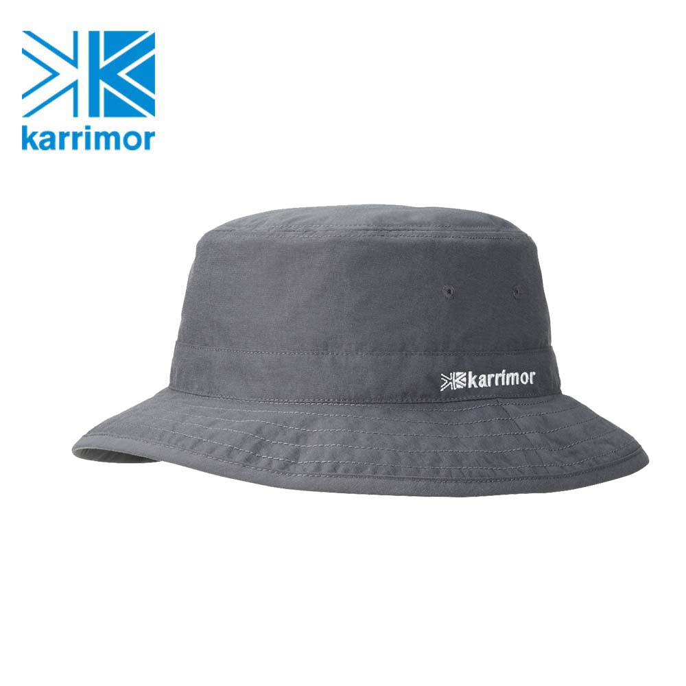 日系[ Karrimor ]packable traveller hat可收納抗菌防潑水圓盤帽-灰.png