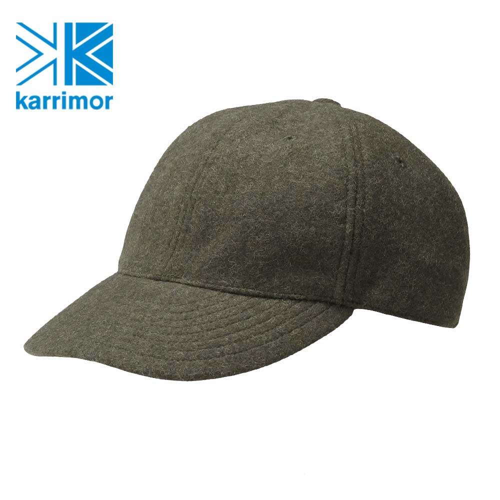 日系[ Karrimor ] felt cap 羊毛保暖小帽 卡其綠.png