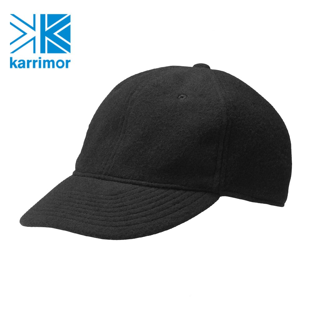 日系[ Karrimor ] felt cap 羊毛保暖小帽 黑.png