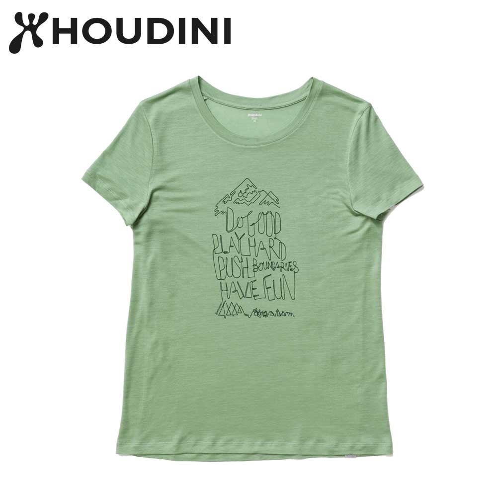 瑞典【Houdini】Ｗ`s Tree Message Tee 銀杏綠