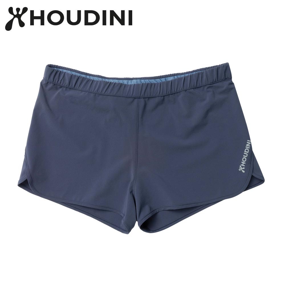 瑞典【Houdini】W's Light Shorts 女短輕量跑褲 感覺藍