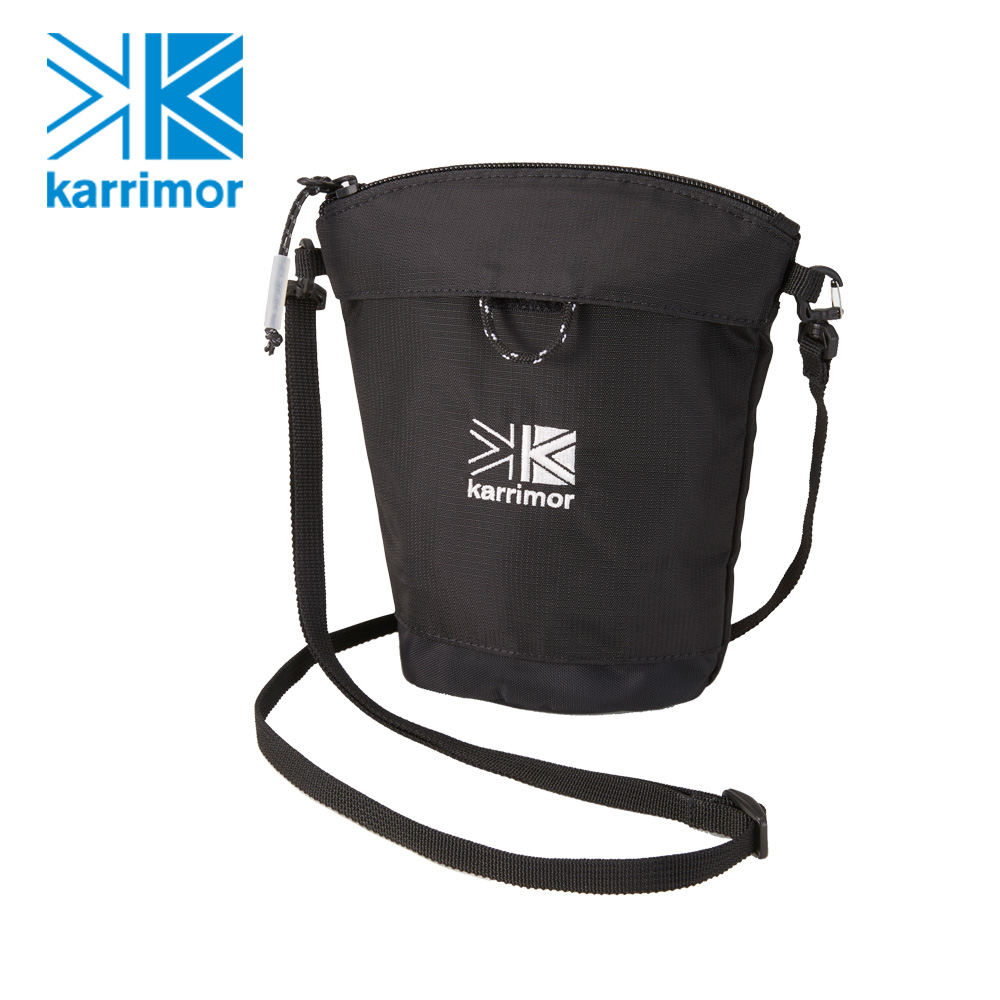 日系[ Karrimor ] neck pouch 隨身掛頸包 黑