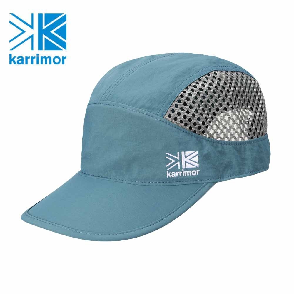 日系[ Karrimor ] trek cap 透氣小帽 氫藍