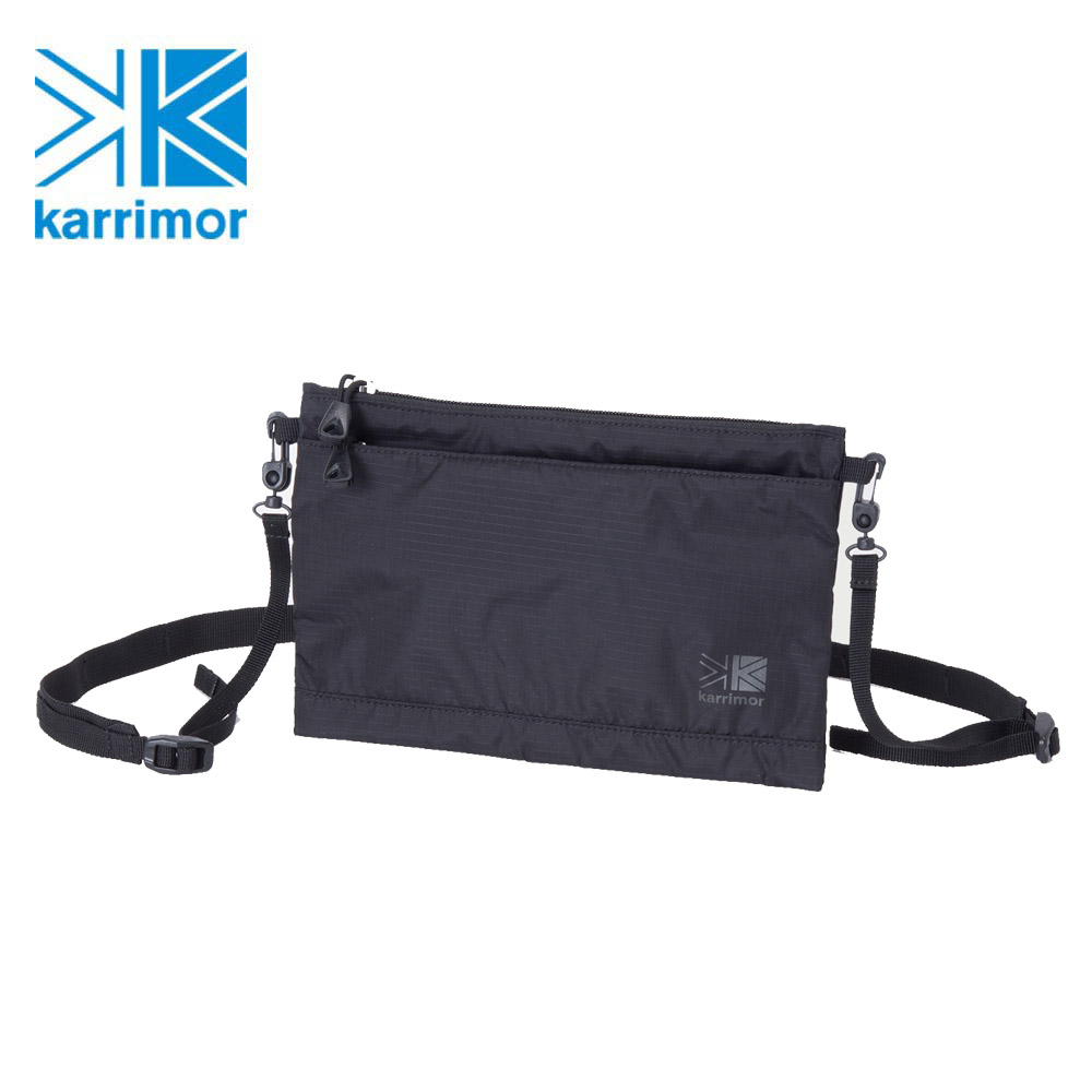 日系[ Karrimor ] TC sacoche poucht 隨身包收納包黑色