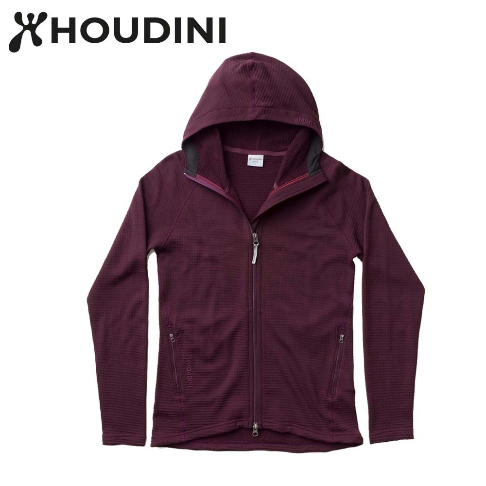 瑞典【Houdini】Ｗ`s Ｗooler Houdi 美麗諾女款羊毛外套 樹莓紅