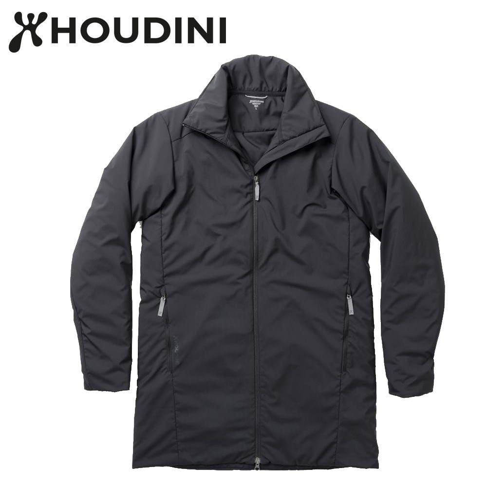 瑞典【Houdini】M`s Add-in Jacket 男款化纖保暖長板夾克 黑