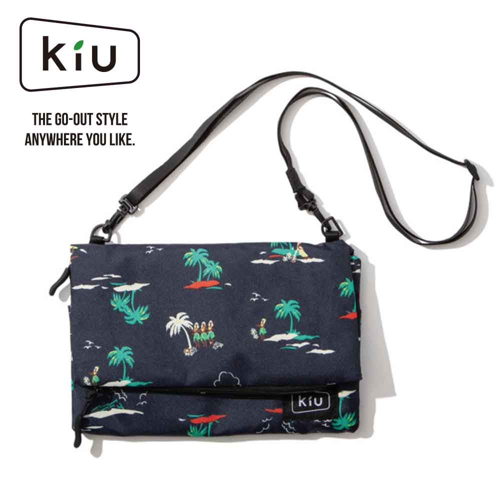 日本【KIU】WATER REPELLENT STORAGE SACOCHE 隨身包 K80-106渡假勝地