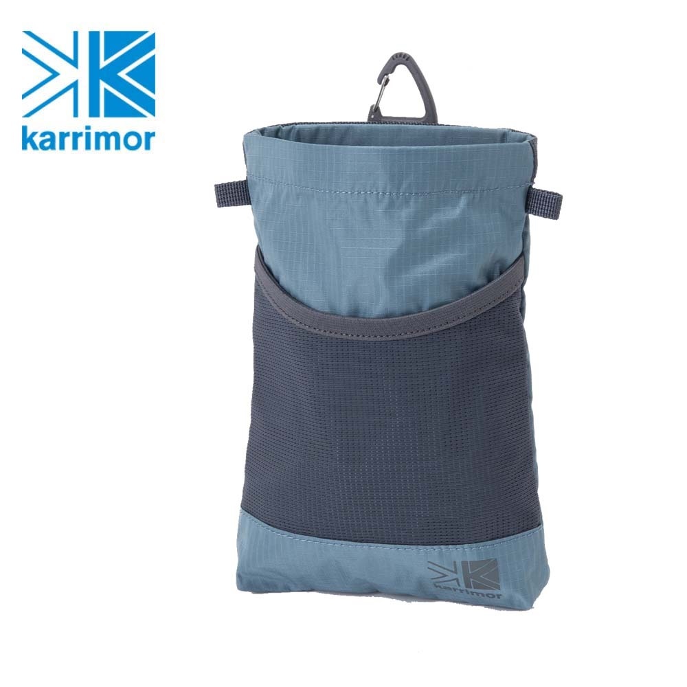 日系[ Karrimor ] TC hip belt pouch 外掛式水壺袋 鋼鐵藍