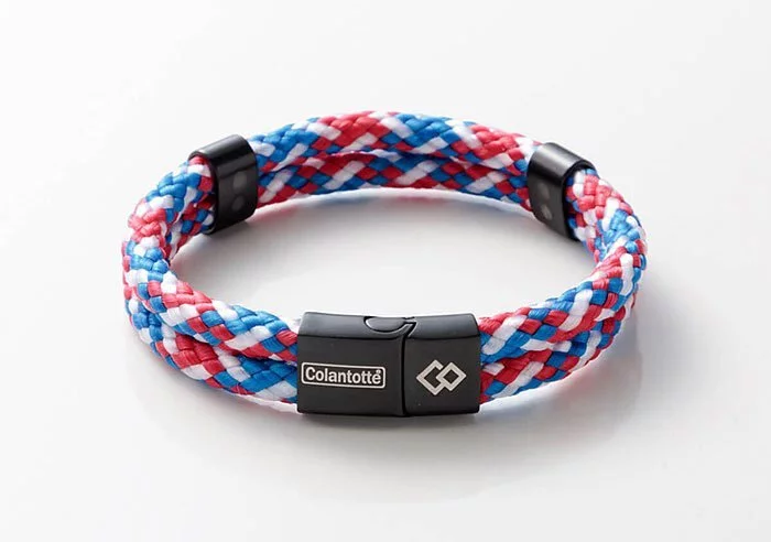 Colantotte Loop AMU 磁石編織手環-紅藍