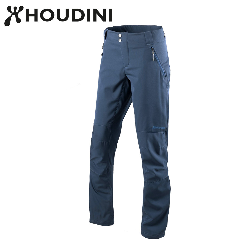 瑞典【Houdini】Ｍ`s Motion pants 男軟殼長褲 深丹寧藍