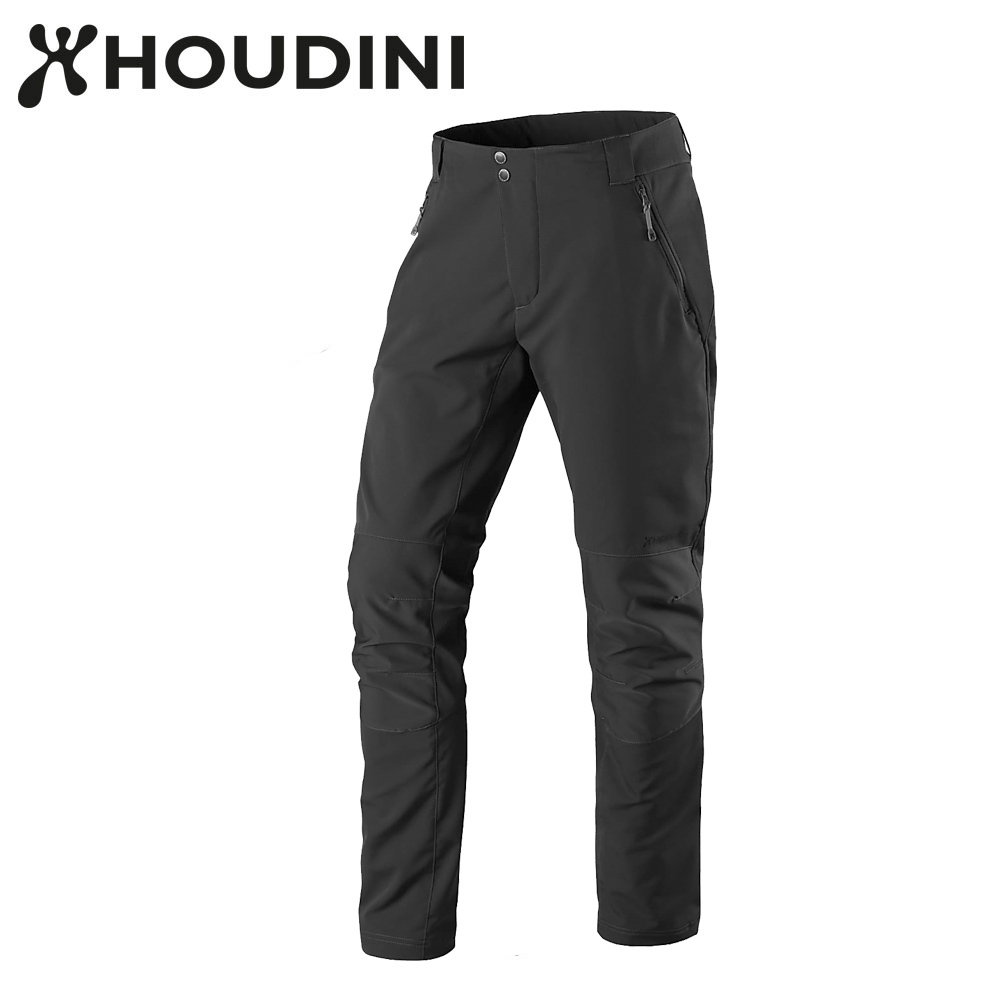 瑞典【Houdini】Ｍ`s Motion pants 男軟殼長褲 純黑