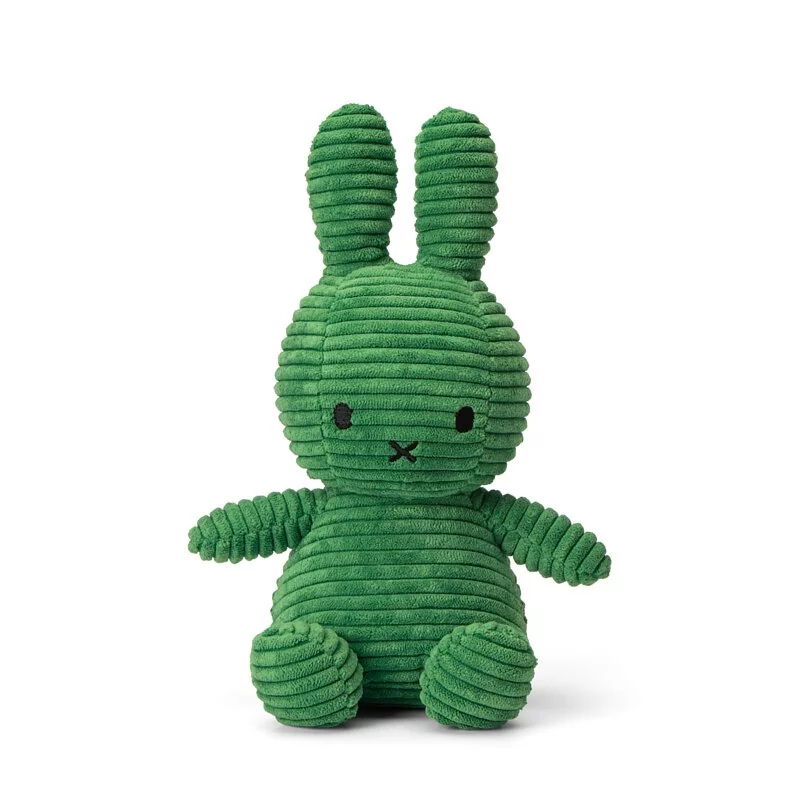 BON TON TOYS｜Miffy Corduroy 米菲兔燈芯絨填充玩偶-春芽綠